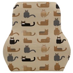 Cat Pattern Texture Animal Car Seat Back Cushion 