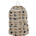 Cat Pattern Texture Animal Foldable Lightweight Backpack View1