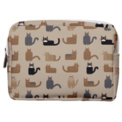 Cat Pattern Texture Animal Make Up Pouch (medium)