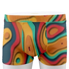 Paper Cut Abstract Pattern Men s Boxer Briefs by Maspions
