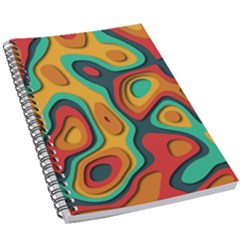 Paper Cut Abstract Pattern 5 5  X 8 5  Notebook