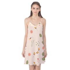 Spring Art Floral Pattern Design Camis Nightgown 