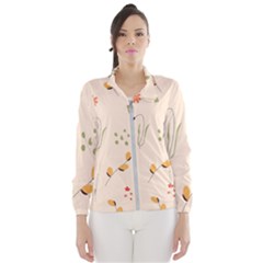 Spring Art Floral Pattern Design Women s Windbreaker by Maspions