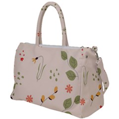 Spring Art Floral Pattern Design Duffel Travel Bag