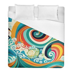 Waves Ocean Sea Abstract Whimsical Duvet Cover (full/ Double Size)