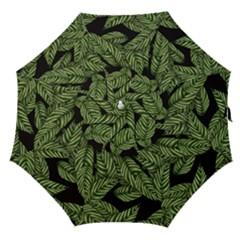 Background Pattern Leaves Texture Straight Umbrellas