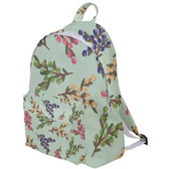 Berries Flowers Pattern Print The Plain Backpack by Maspions