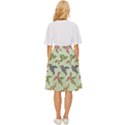 Berries Flowers Pattern Print Classic Short Skirt View4