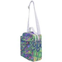 Sktechy Style Guitar Drawing Motif Colorful Random Pattern Wb Crossbody Day Bag by dflcprintsclothing