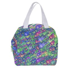 Sktechy Style Guitar Drawing Motif Colorful Random Pattern Wb Boxy Hand Bag by dflcprintsclothing