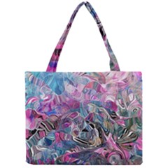 Pink Swirls Blend  Mini Tote Bag