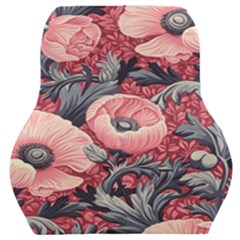 Vintage Floral Poppies Car Seat Back Cushion 