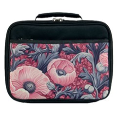 Vintage Floral Poppies Lunch Bag