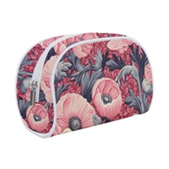 Vintage Floral Poppies Make Up Case (small)