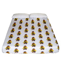 Teddy Pattern Fitted Sheet (queen Size)