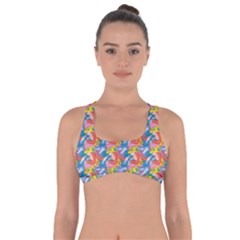 Abstract Pattern Got No Strings Sports Bra