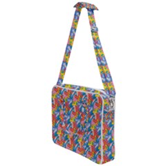 Abstract Pattern Cross Body Office Bag