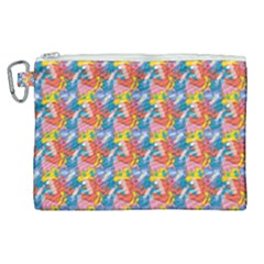 Abstract Pattern Canvas Cosmetic Bag (XL)