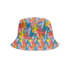 Abstract Pattern Inside Out Bucket Hat (Kids)