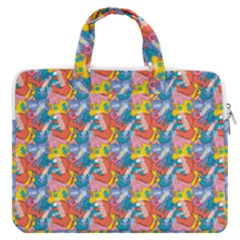 Abstract Pattern Macbook Pro 13  Double Pocket Laptop Bag by designsbymallika
