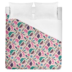 Multi Colour Pattern Duvet Cover (queen Size)