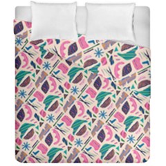 Multi Colour Pattern Duvet Cover Double Side (california King Size)