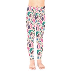 Multi Colour Pattern Kids  Leggings