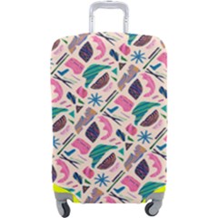 Multi Colour Pattern Luggage Cover (large)