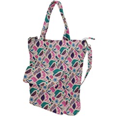 Multi Colour Pattern Shoulder Tote Bag by designsbymallika