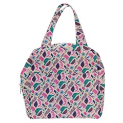 Multi Colour Pattern Boxy Hand Bag