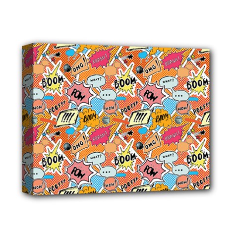 Pop Culture Abstract Pattern Deluxe Canvas 14  X 11  (stretched)