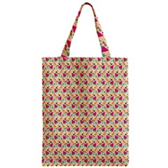 Summer Watermelon Pattern Zipper Classic Tote Bag