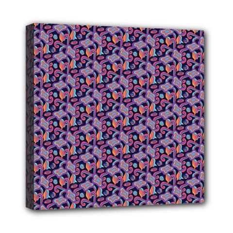 Trippy Cool Pattern Mini Canvas 8  x 8  (Stretched)