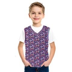 Trippy Cool Pattern Kids  Basketball Tank Top