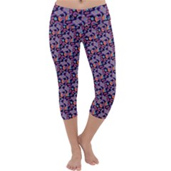 Trippy Cool Pattern Capri Yoga Leggings