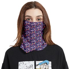 Trippy Cool Pattern Face Covering Bandana (two Sides)