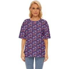 Trippy Cool Pattern Oversized Basic T-Shirt