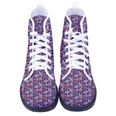 Trippy Cool Pattern Men s High-Top Canvas Sneakers