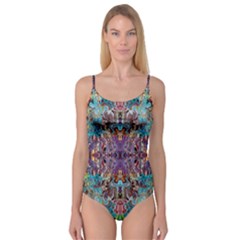 Amethyst On Turquoise Camisole Leotard 