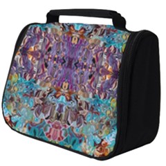 Amethyst On Turquoise Full Print Travel Pouch (big)