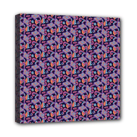 Trippy Cool Pattern Mini Canvas 8  X 8  (stretched)