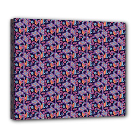 Trippy Cool Pattern Deluxe Canvas 24  X 20  (stretched)