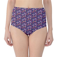 Trippy Cool Pattern Classic High-waist Bikini Bottoms by designsbymallika
