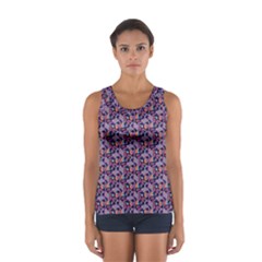 Trippy Cool Pattern Sport Tank Top 