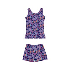 Trippy Cool Pattern Kids  Boyleg Swimsuit