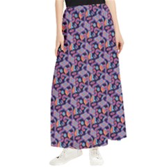 Trippy Cool Pattern Maxi Chiffon Skirt