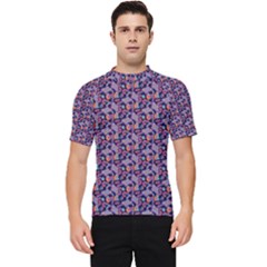 Trippy Cool Pattern Men s Short Sleeve Rash Guard by designsbymallika