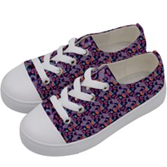 Trippy Cool Pattern Kids  Low Top Canvas Sneakers