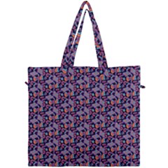 Trippy Cool Pattern Canvas Travel Bag
