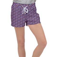 Trippy Cool Pattern Women s Velour Lounge Shorts